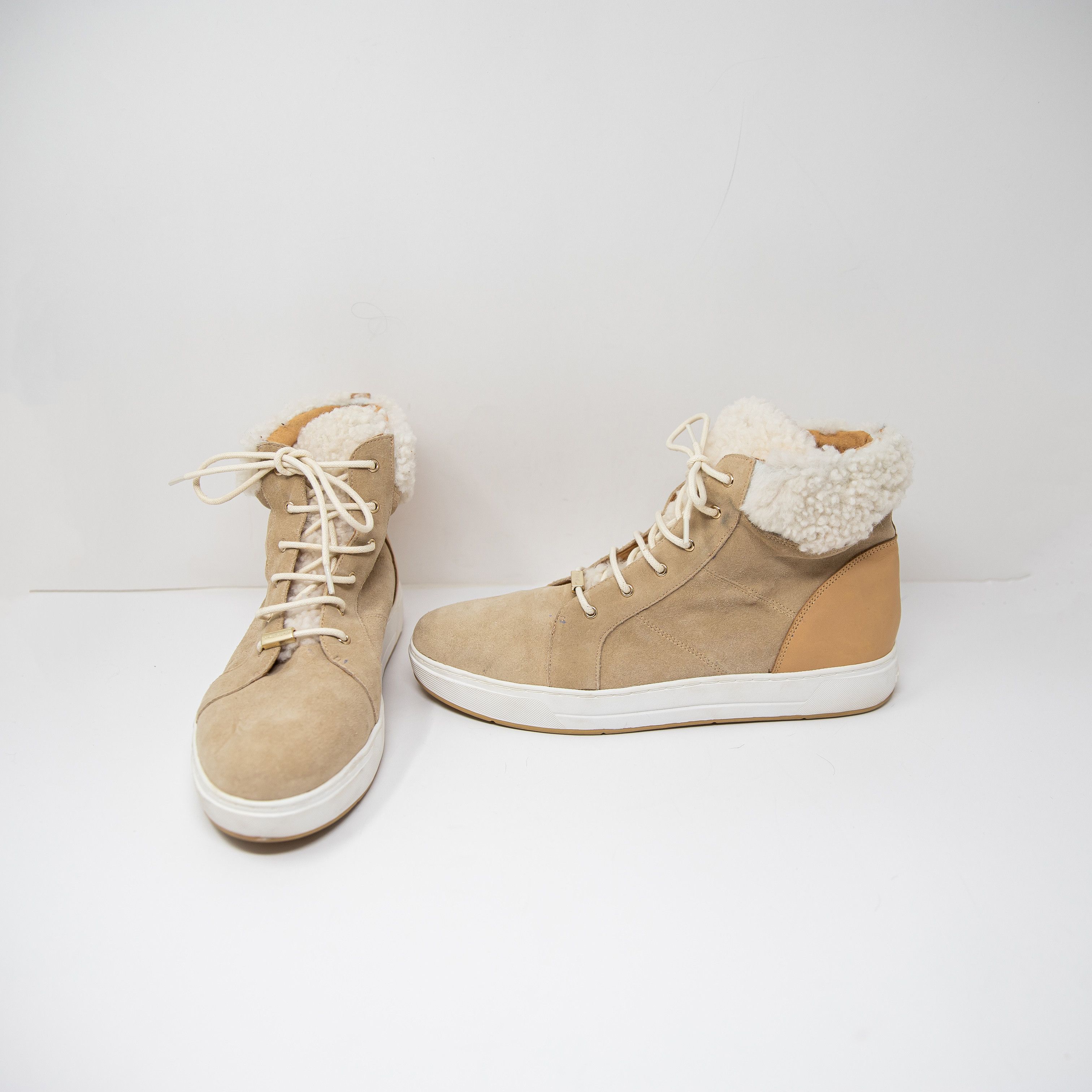 Donald Pliner Donald Pliner Remi Suede Shearling High Top Size US 11 / IT 41 - 1 Thumbnail
