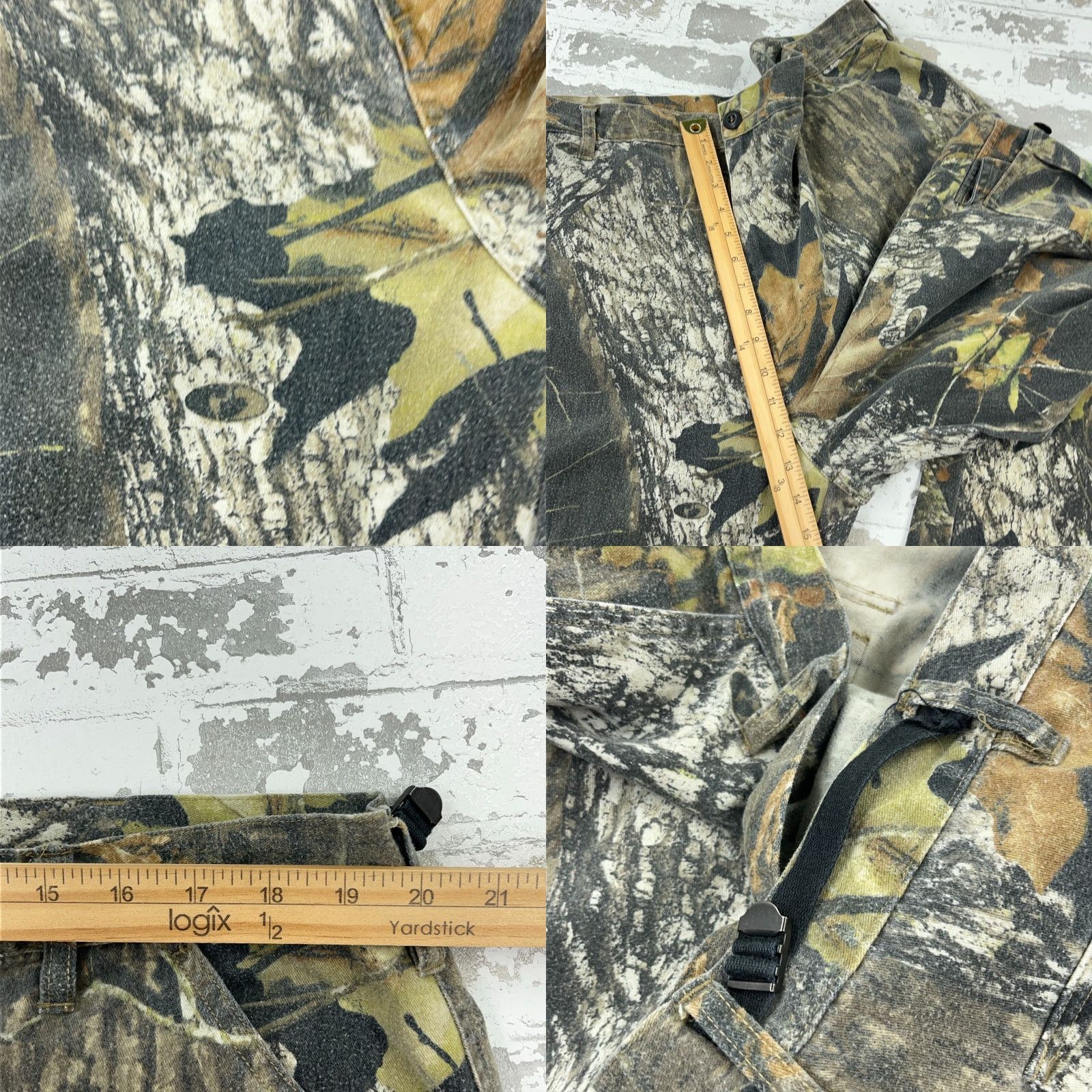 Vintage VINTAGE Mossy Oak Pants Men XL Camouflage Cargo 5-Pocket Belt Loops Green Inseam 32" Relaxed Denim/Canvas Baggy Y2K Mens Size US 36 / EU 52 - 8 Thumbnail