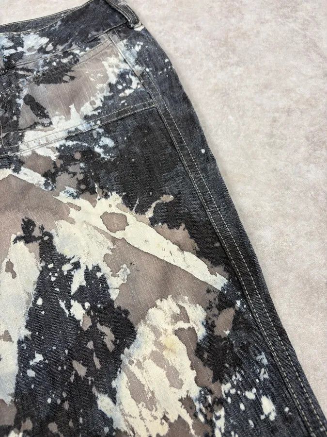 Diesel 2000s Diesel Grey Painted Splash Abstract Pants Size US 30 / EU 46 - 8 Thumbnail
