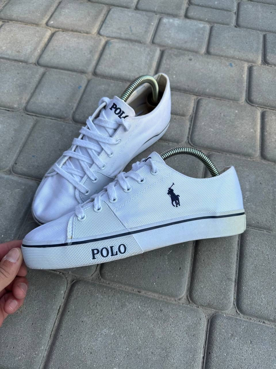 Polo Ralph Lauren Vintage Leather Sneakers Polo Ralph Lauren Size 41 Size US 8.5 / EU 41-42 - 3 Thumbnail