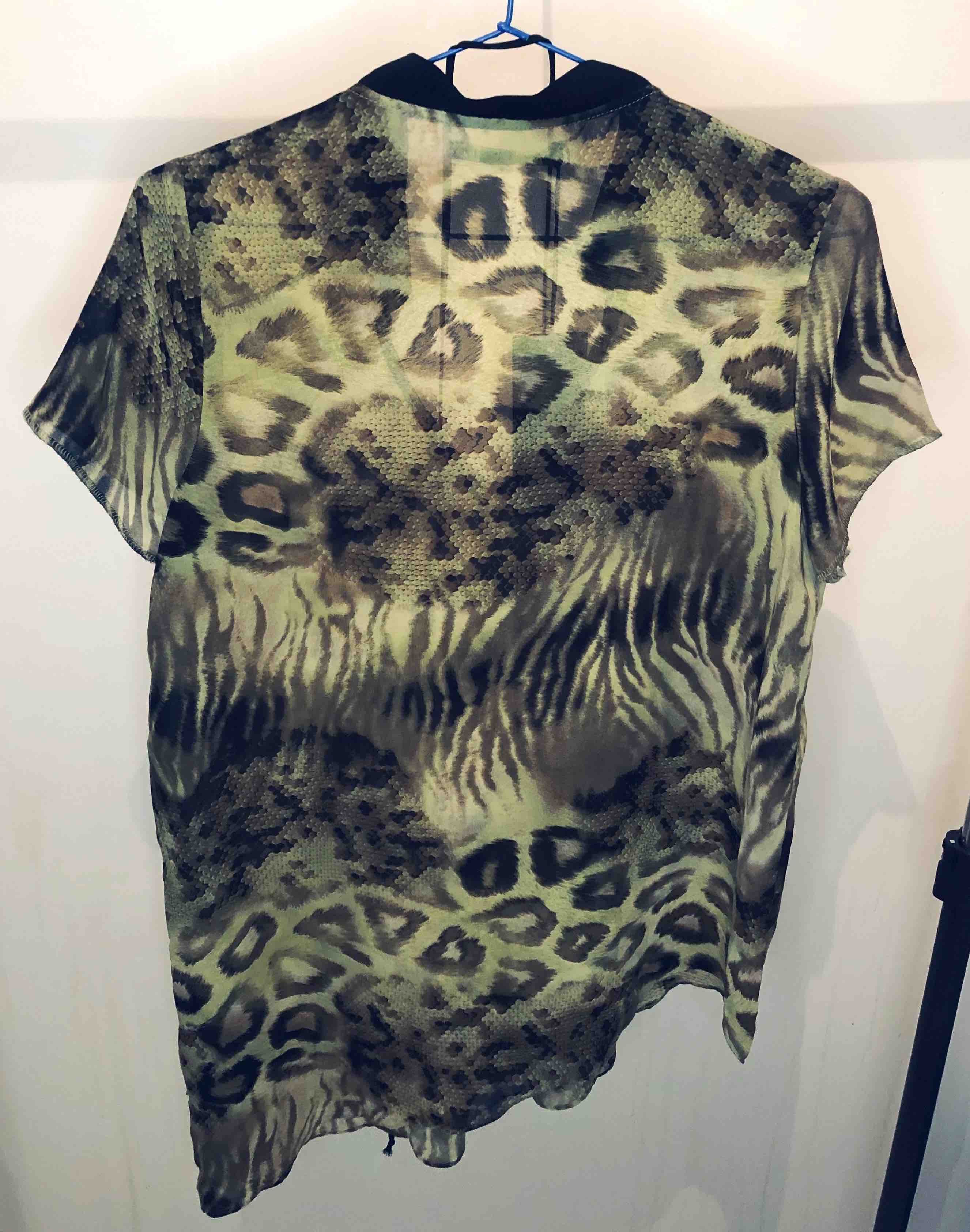Vintage 2 TSHIRTS LIGHT GREEN PANTHER Size S / US 4 / IT 40 - 3 Thumbnail