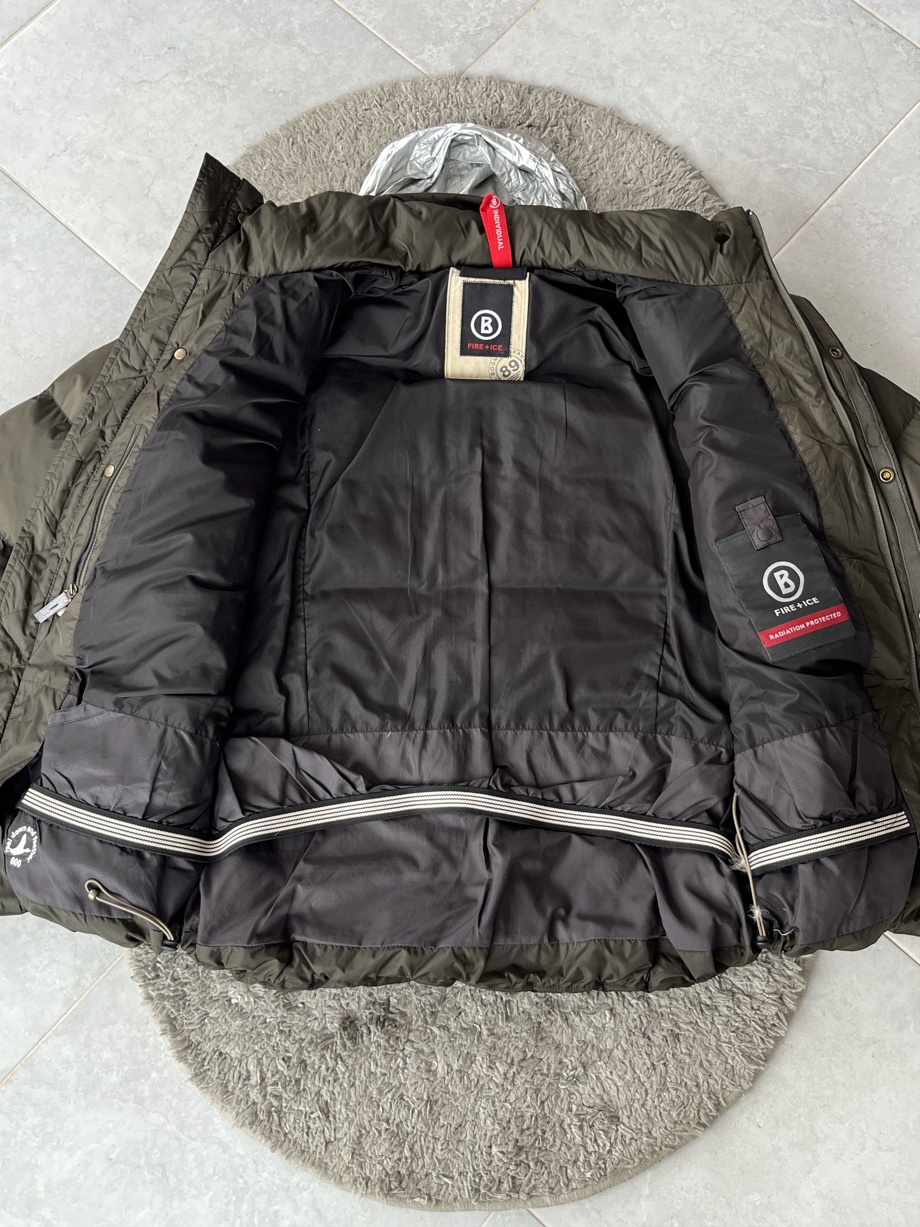 Bogner BOGNER Fire + Ice Down Ski Jacket Parka Brown Color Size US L / EU 52-54 / 3 - 12 Thumbnail