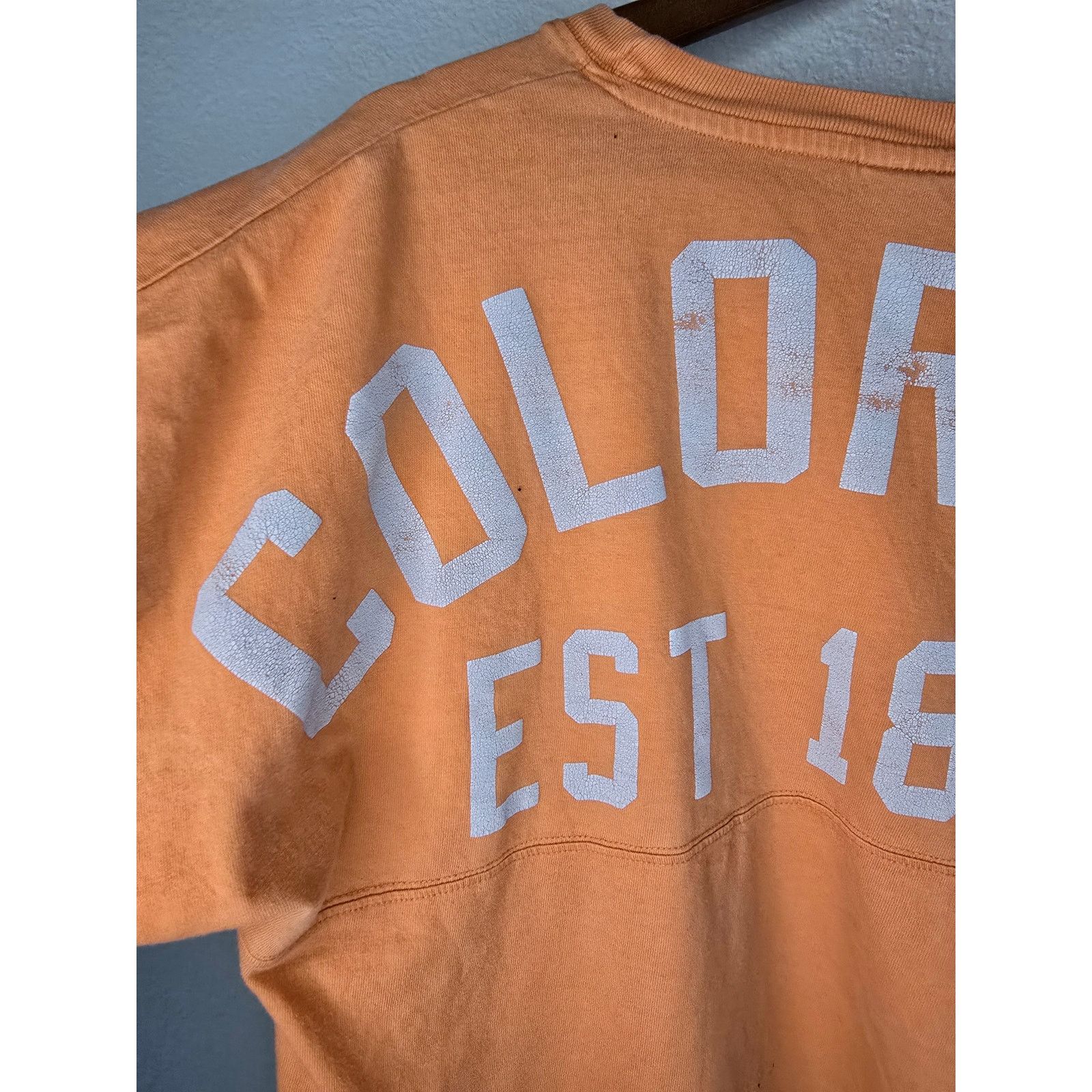 Other Colorado Long Sleeve Shirt Peach Rocky Mountain Small Tee Size S / US 4 / IT 40 - 6 Thumbnail