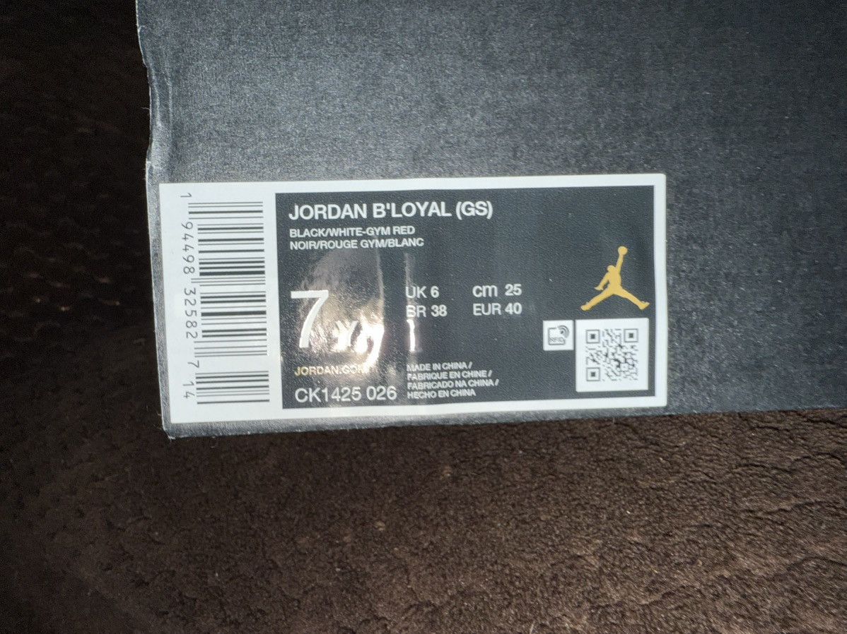 Jordan Brand Nike Air Jordan B’ Loyal, New w/ Box, Lace Locks & Sticker! Size US 7 / EU 40 - 8 Thumbnail