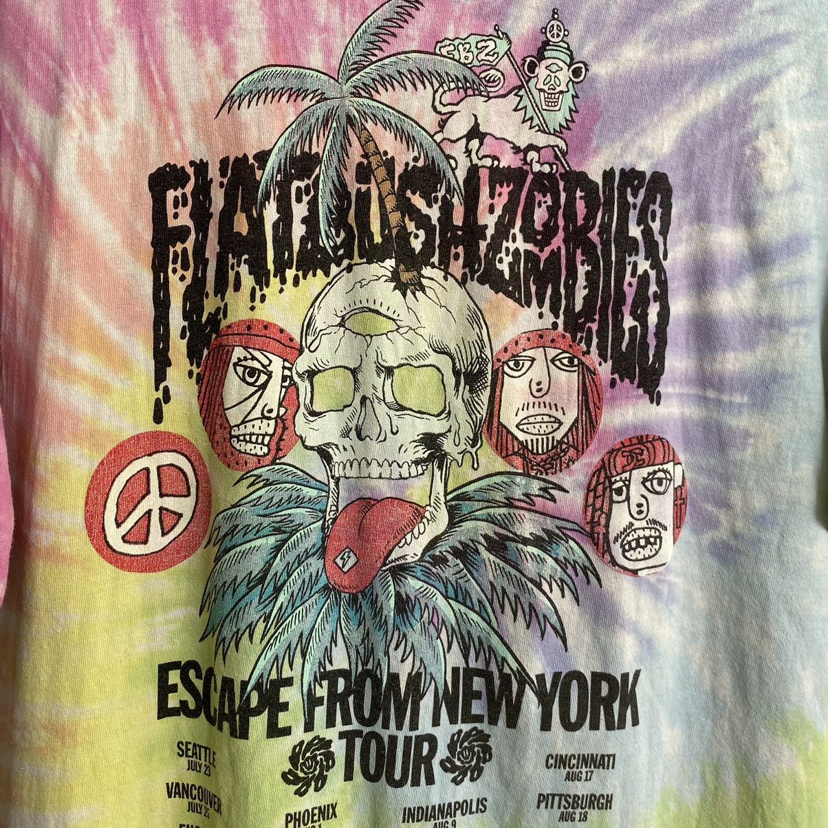 Flatbush Zombies Flatbush Zombies Escape From New York Tour Tie Dye Tshirt Size US L / EU 52-54 / 3 - 5 Thumbnail