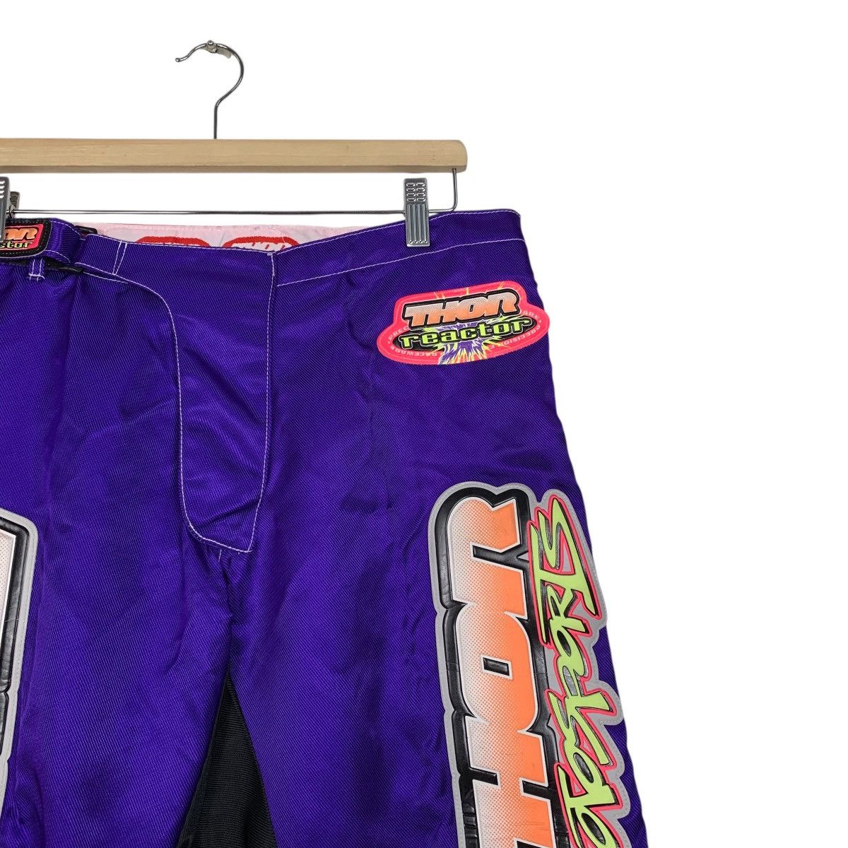 Other Vintage 90s Thor Reactor Motorcross Racing Pants Size US 34 / EU 50 - 5 Thumbnail