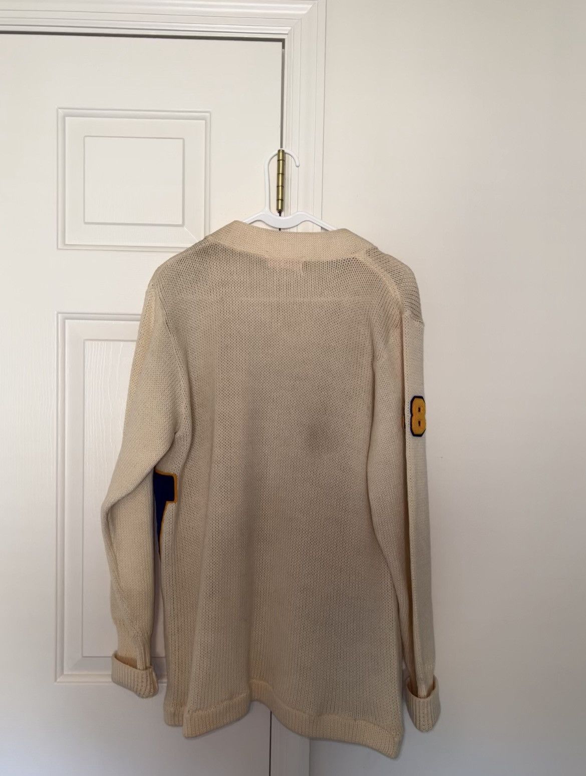 Vintage Vintage 1960s Letterman Sweater Size US M / EU 48-50 / 2 - 2 Thumbnail