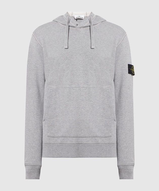 Stone Island Stone Island Grey Hoodie Size M Compass Patch Size US M / EU 48-50 / 2 - 1 Thumbnail