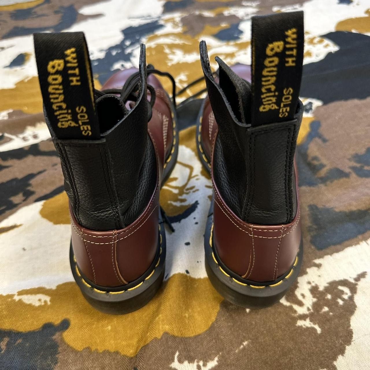 Dr. Martens × Maison Margiela Maison Margiela x Dr. Martens colourblock ankle boots Size US 8.5 / IT 38.5 - 3 Thumbnail