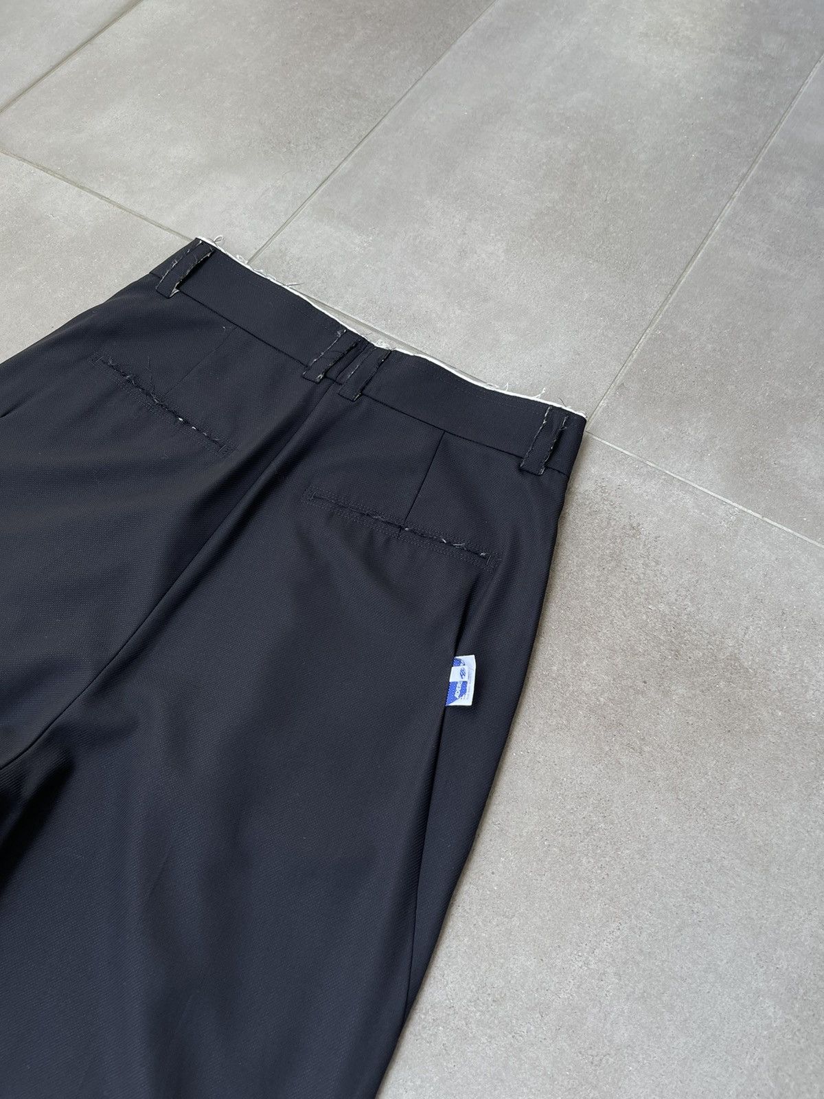 Ader Error !DS! SS22 Adererror Distressed Black Casual Pants Size 30" / US 8 / IT 44 - 14 Thumbnail