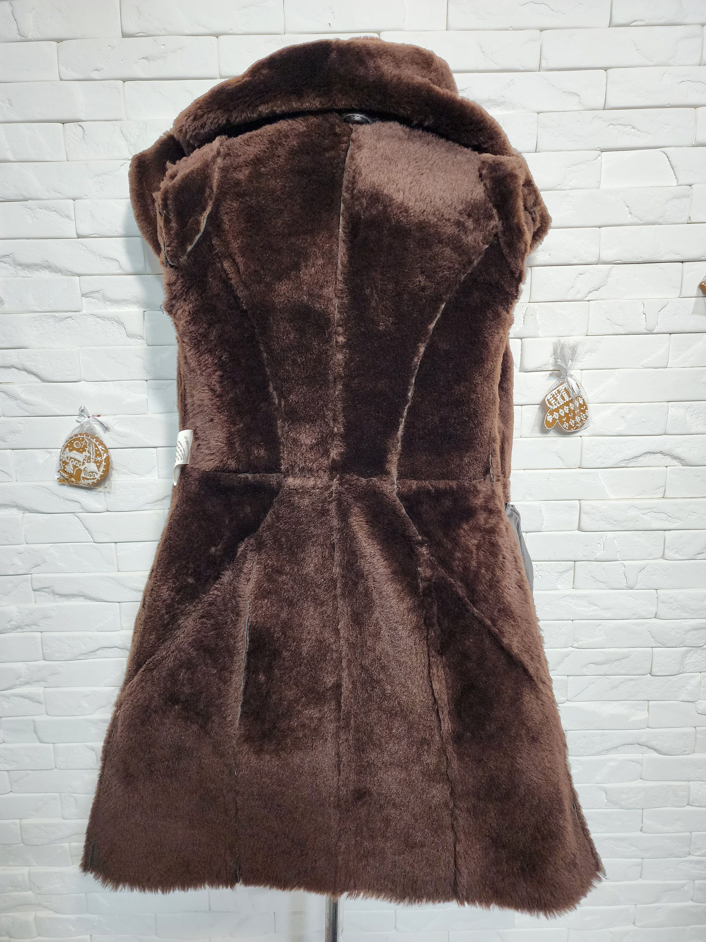 Furla Green Sheepskin Coat: Women's Fur Hood Winter Coat Size S / US 4 / IT 40 - 8 Thumbnail