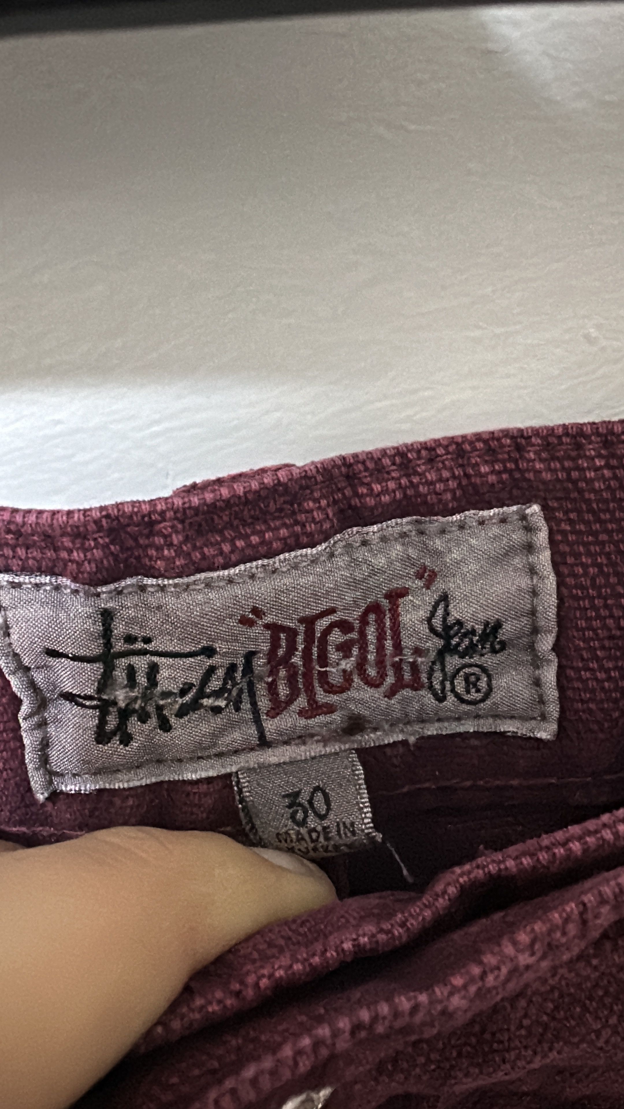 Stussy Stussy Big Ol Jean Wine Size 30 Size US 30 / EU 46 - 5 Thumbnail