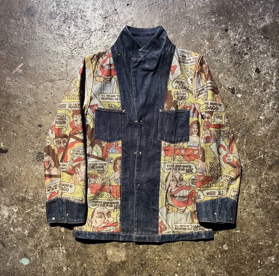 Comme des Garcons COMME des GARCONS HOMME Denim Jacket Size US S / EU 44-46 / 1 - 1 Thumbnail