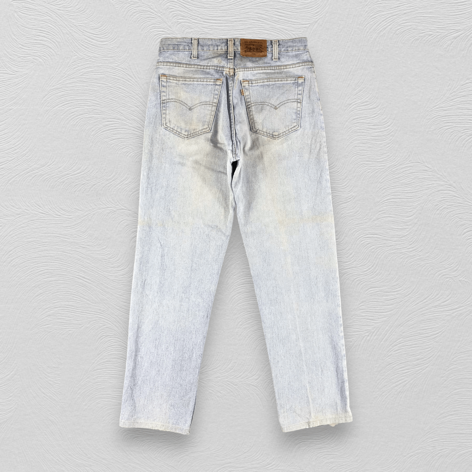 Levi's Vintage 90s Levis 540 Jeans Dirty Wash Denim KJ1368 Size US 33 - 2 Thumbnail