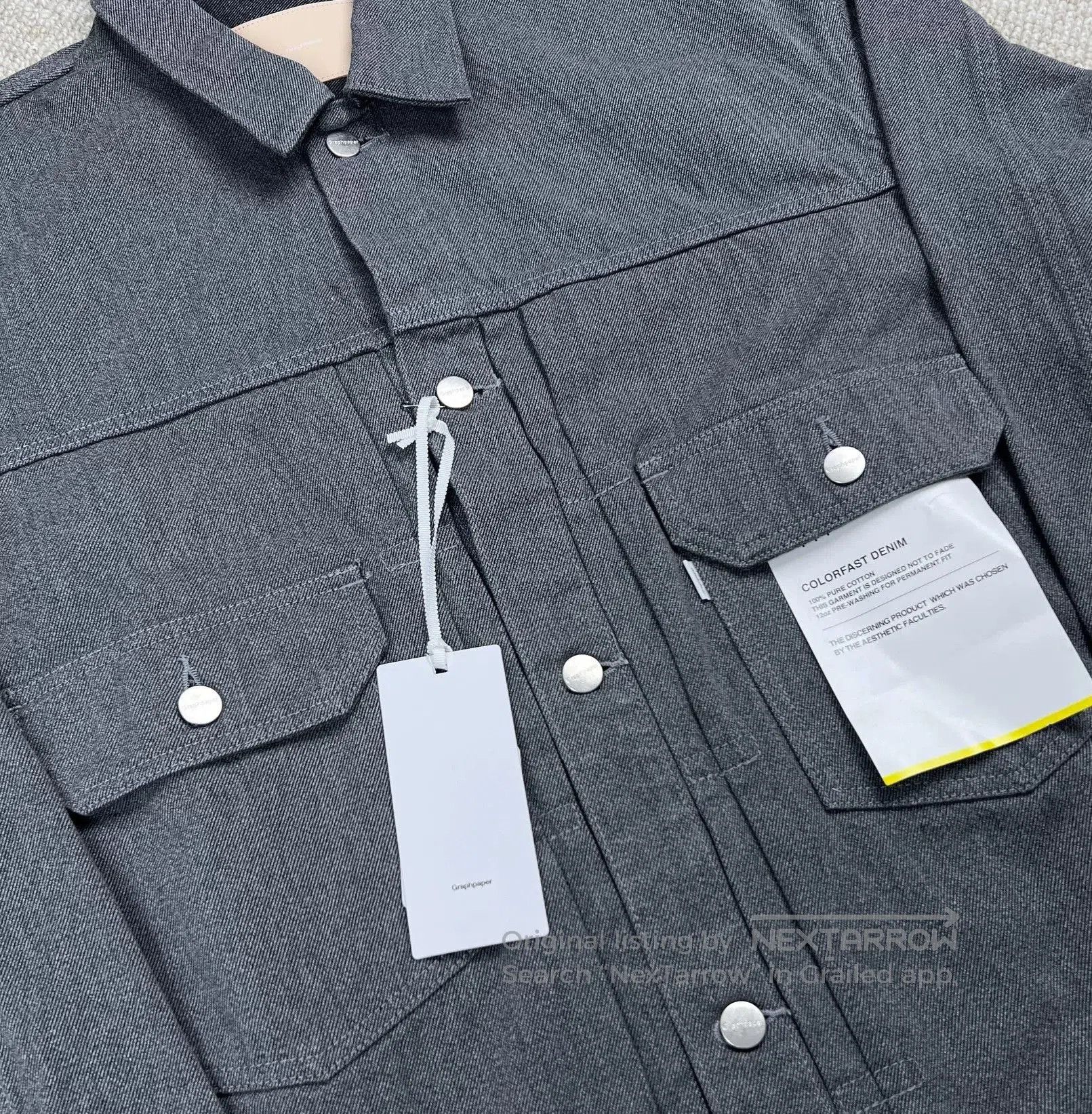 Graphpaper Loose Denim Jacket by Graphpaper. Size US S / EU 44-46 / 1 - 5 Thumbnail