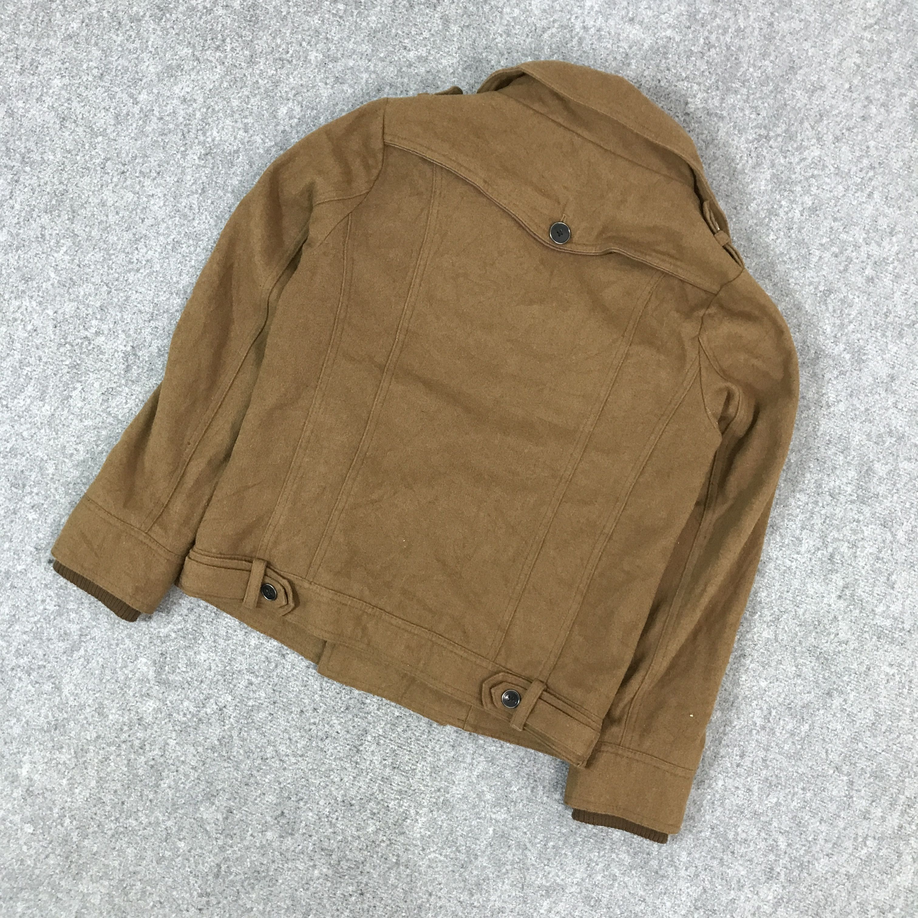 In The Attic × Japanese Brand IN THE ATTIC JAPAN WOOL DOUBLE COLLAR STYLE JACKET Size US M / EU 48-50 / 2 - 6 Thumbnail