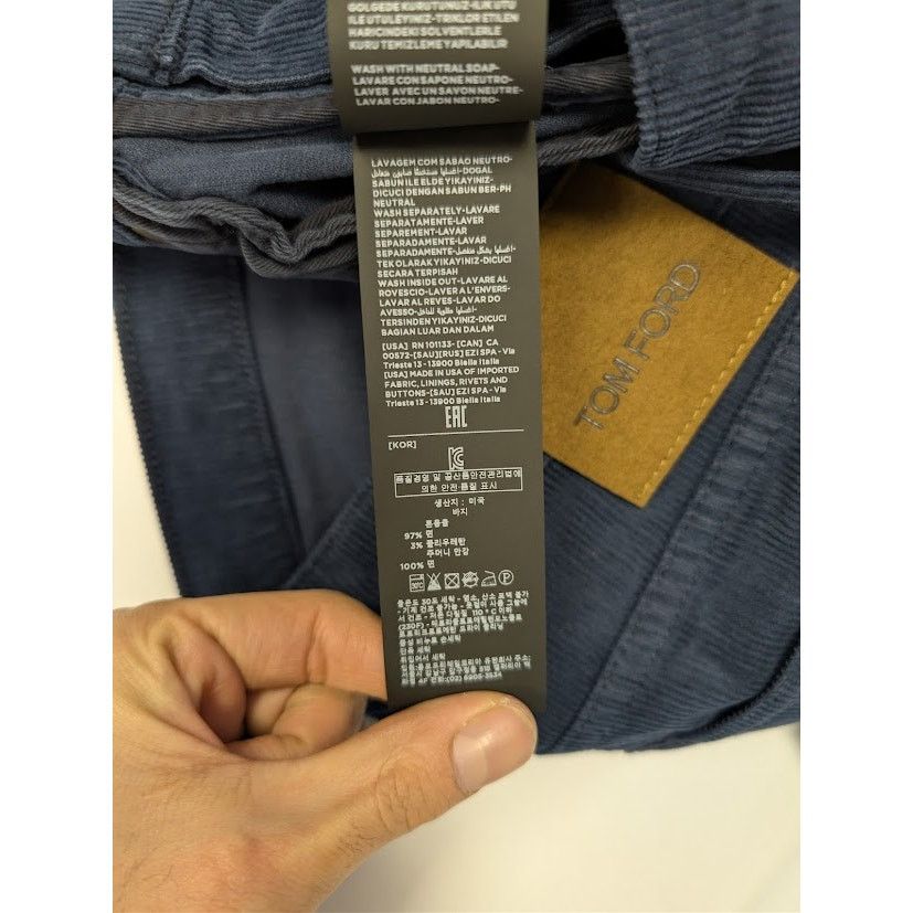 Tom Ford o1rshd1 Straight Denim Jeans in Blue Size US 33 - 20 Thumbnail