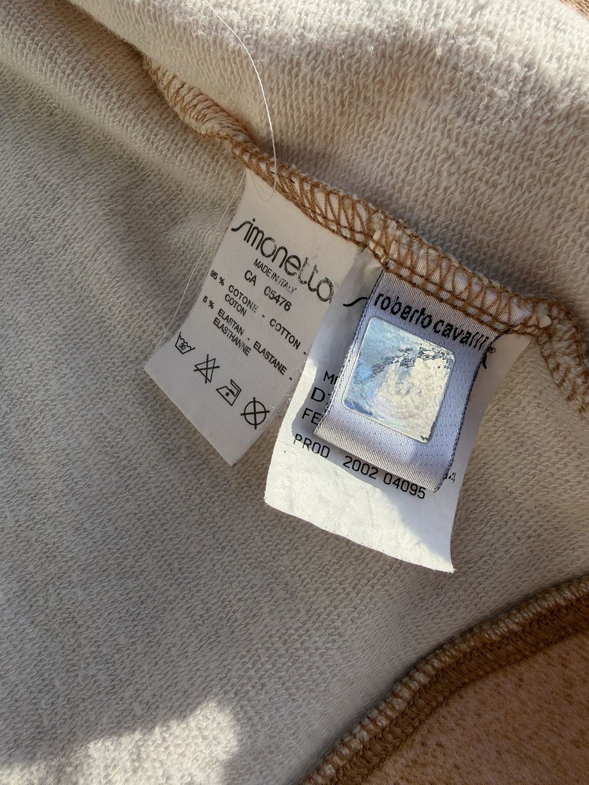 Roberto Cavalli Roberto Cavalli Angeles Overprinted Y2K Zip Hoodie Size XS / US 0-2 / IT 36-38 - 13 Thumbnail