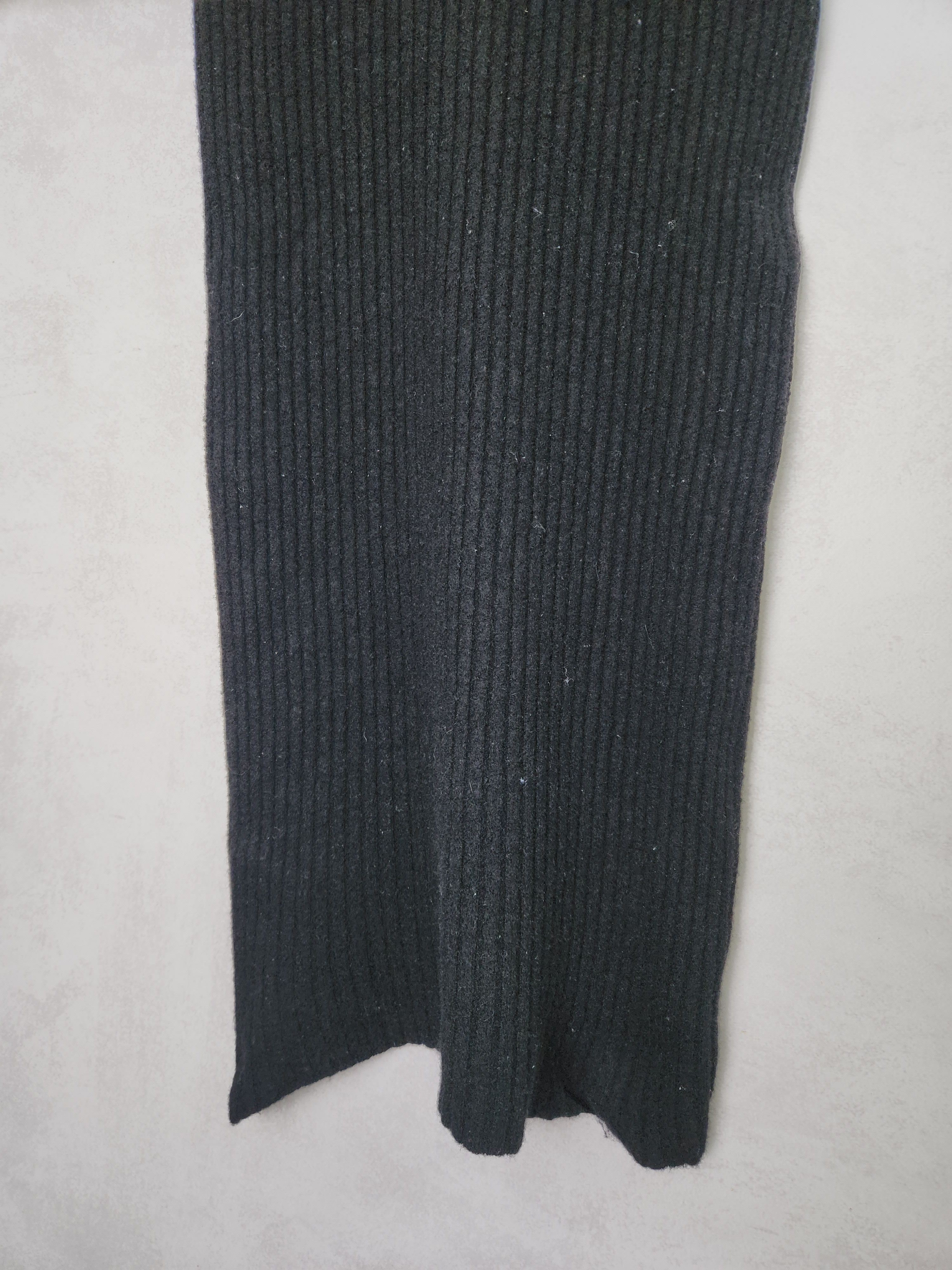 Jean Paul Gaultier Jean Paul Gaultier maille classique black A-line wool dress Size S / US 4 / IT 40 - 3 Thumbnail