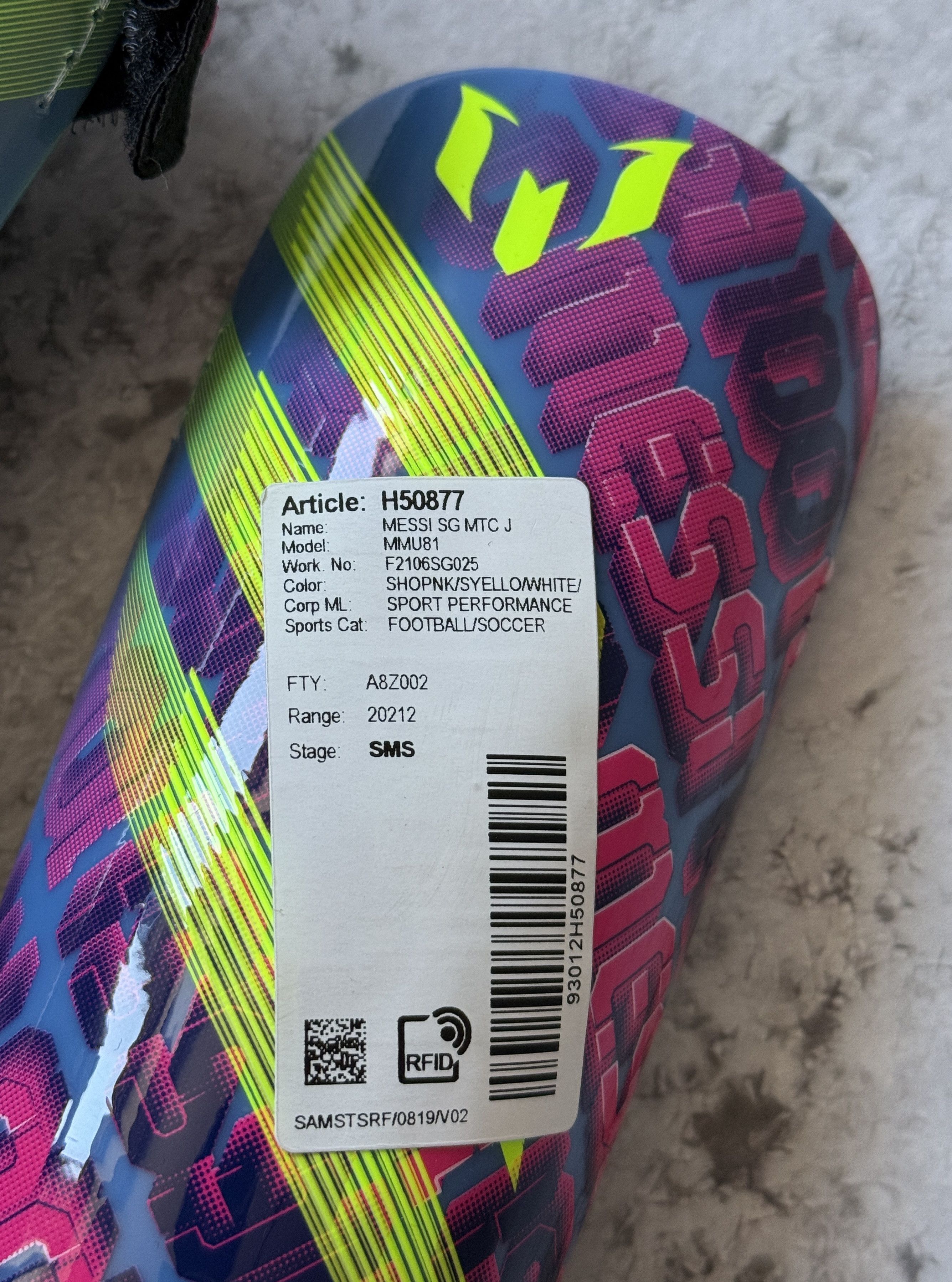 Adidas ADIDAS MESSI MATCH SHIN GUARDS Kids Unisex Football H50877 Size ONE SIZE - 2 Thumbnail