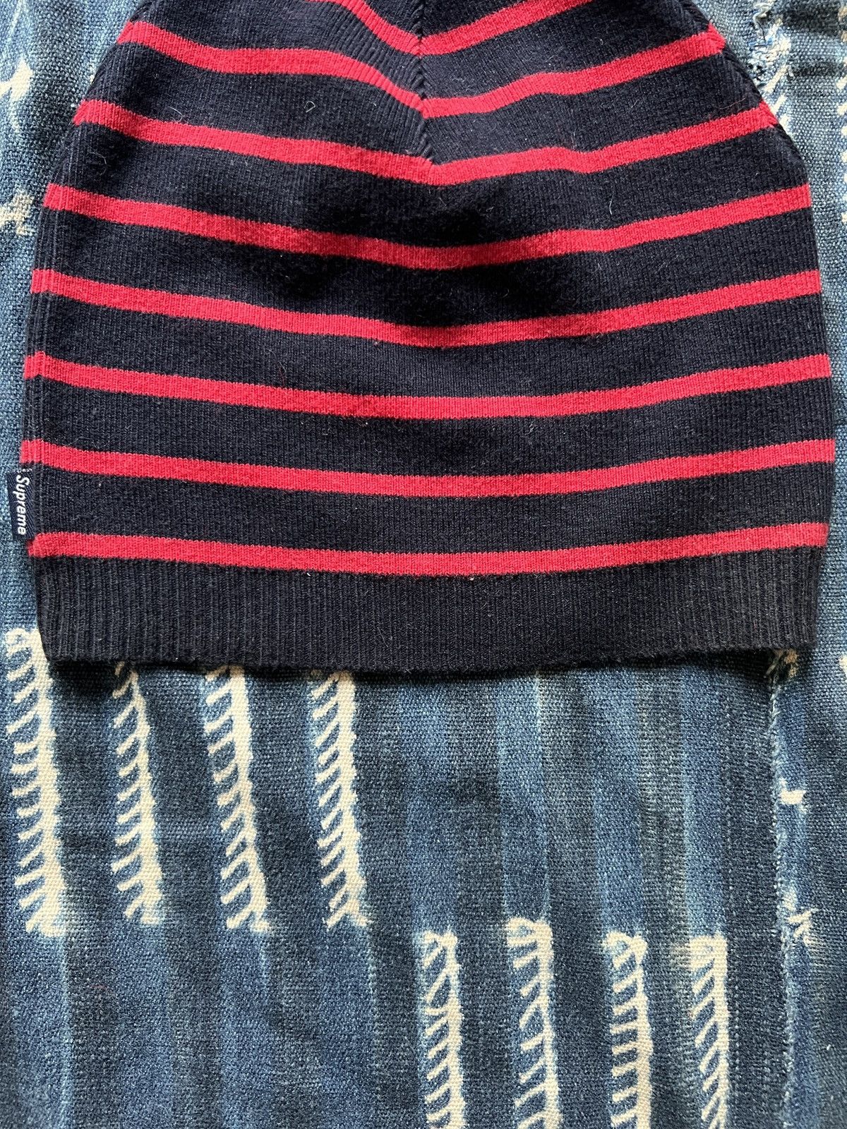 Supreme OG Supreme Stripe Beanie 05FW Size ONE SIZE - 4 Thumbnail