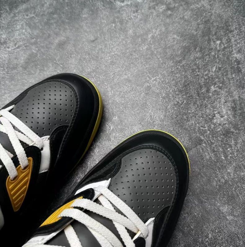 Gucci GUCCI Basket Series Black Yellow High Top Sneakers-2506 Size US 8.5 / EU 41-42 - 8 Thumbnail