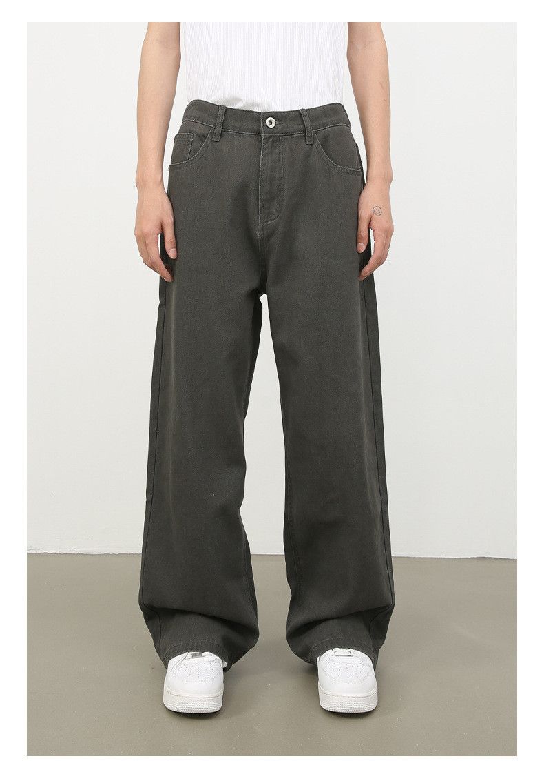 Japanese Brand × Jean Vintage elastic waist men's loose casual wide leg jeans Size US 32 / EU 48 - 1 Thumbnail