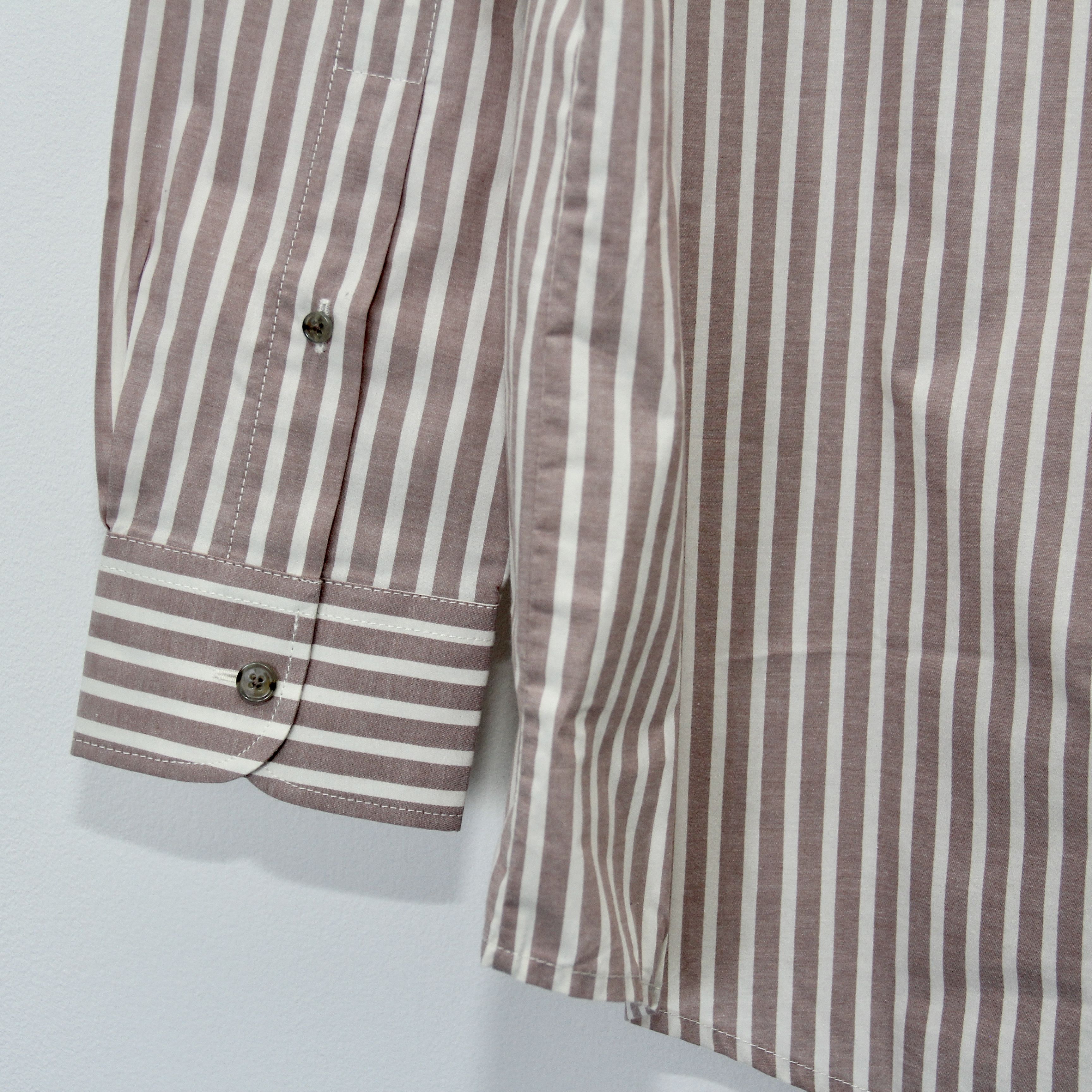 Acne Studios ACNE STUDIOS Cotton Relaxed-Fit Striped Shirt Size US S / EU 44-46 / 1 - 8 Thumbnail