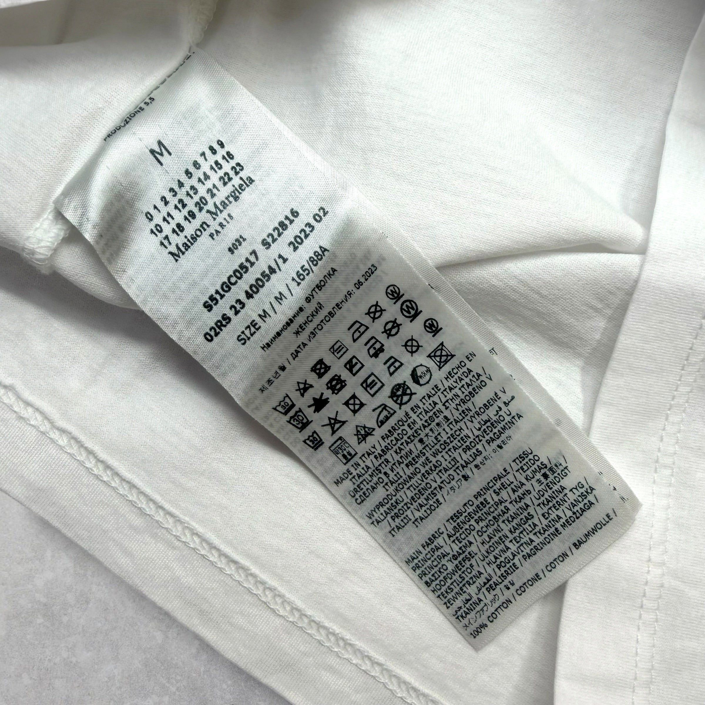 Maison Margiela Maison Margiela Logo Cotton Jersey Tee M Size M / US 6-8 / IT 42-44 - 5 Thumbnail