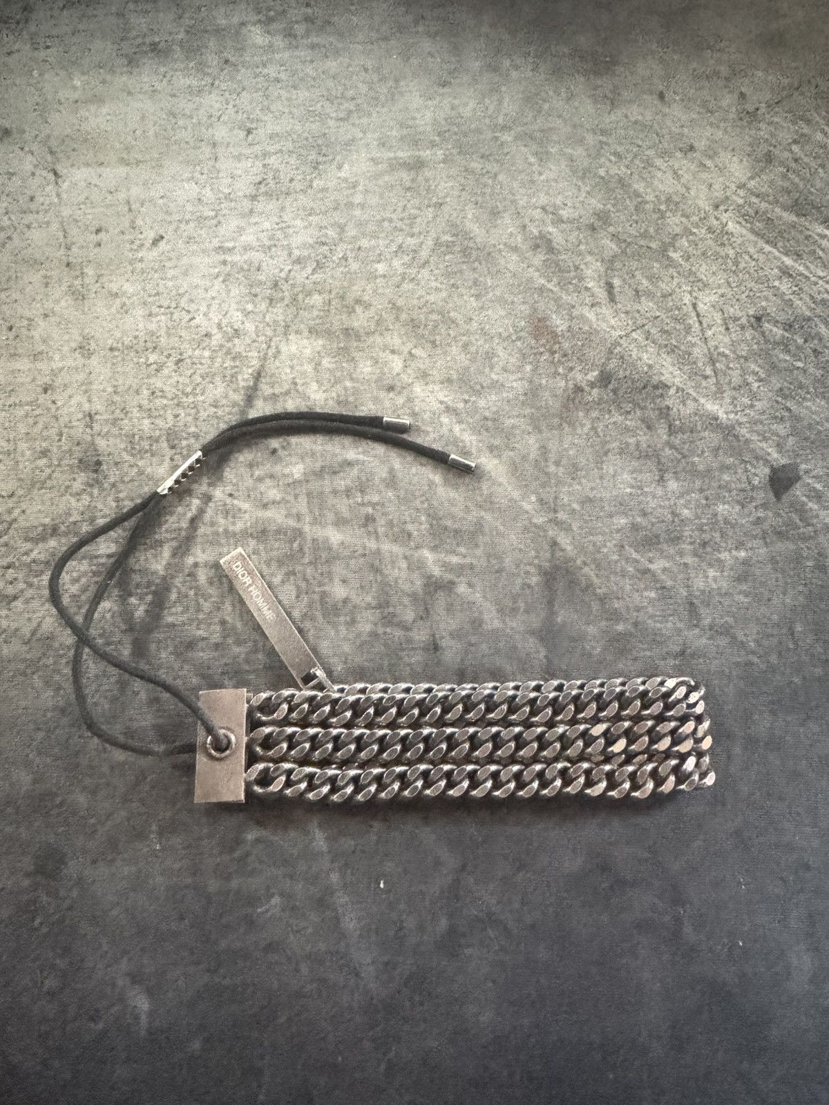 Dior × Hedi Slimane 03 Dior Homme Strip Bracelet Size ONE SIZE - 2 Thumbnail