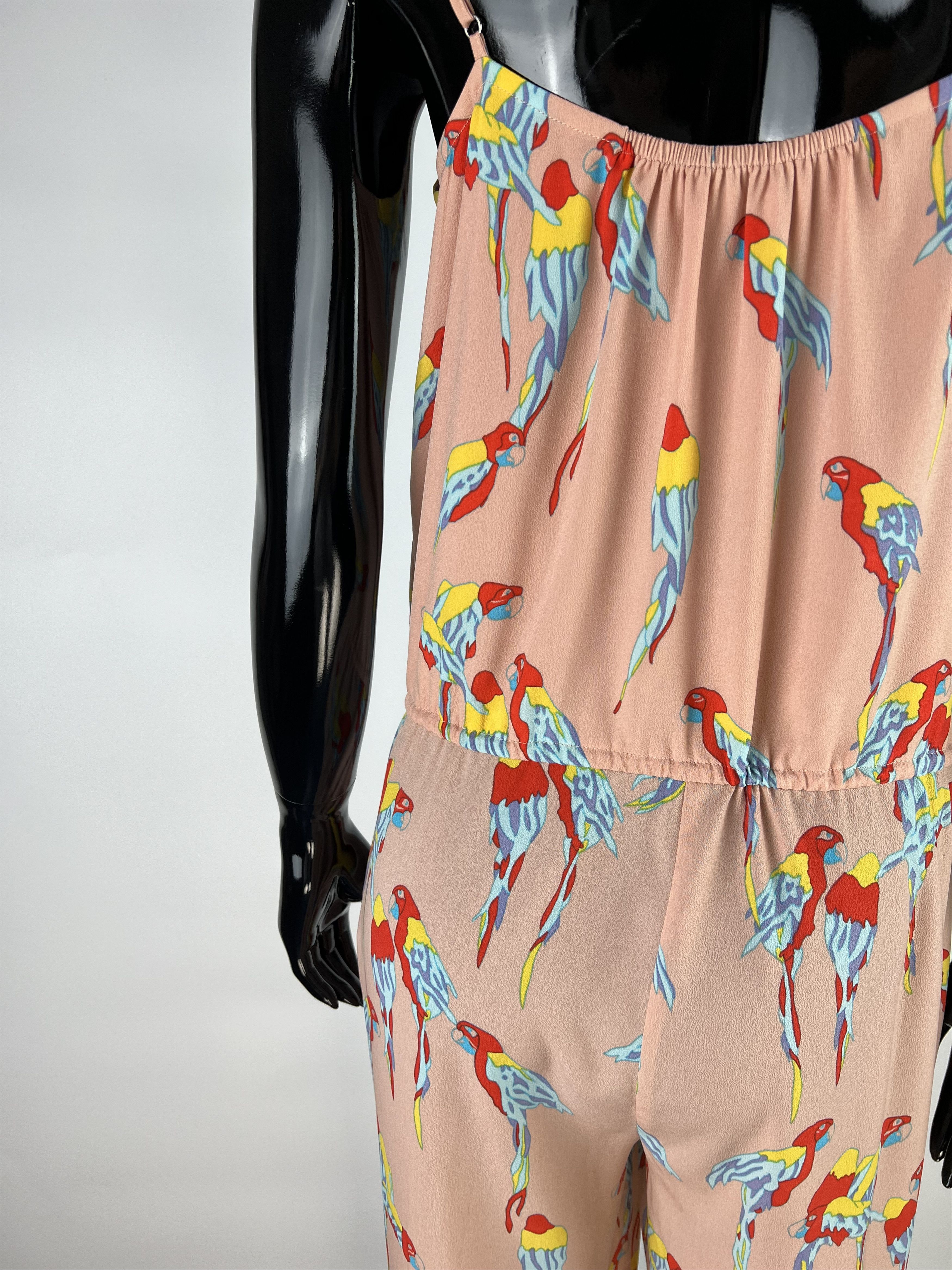 Essentiel Antwerp Essentiel Antwerp Jumpsuit Parrots Print Size XS Size 26" / US 2 / IT 38 - 4 Thumbnail