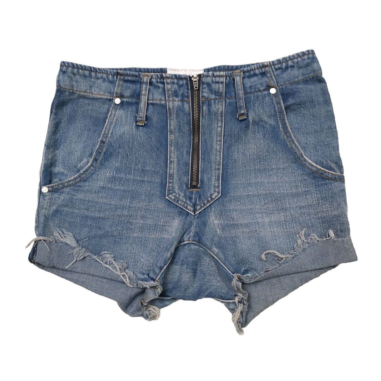 One Teaspoon One Teaspoon Super Freaks Zip-Up Drop Crotch Low 27 W 31 Size 27" / US 4 / IT 40 - 3 Thumbnail