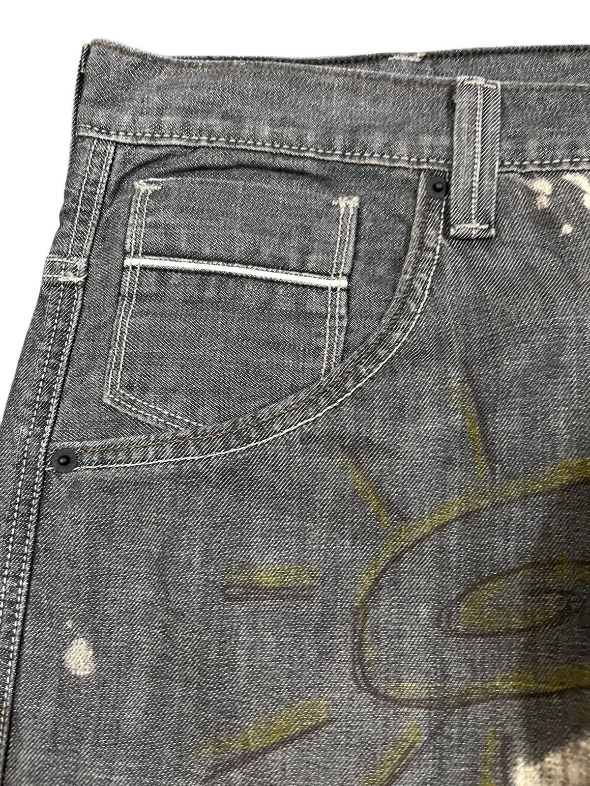 LVC × Levi's × Levi's Vintage Clothing Vintage Levis 569 Paint Splatter Mural Denim Size US 43 - 7 Thumbnail