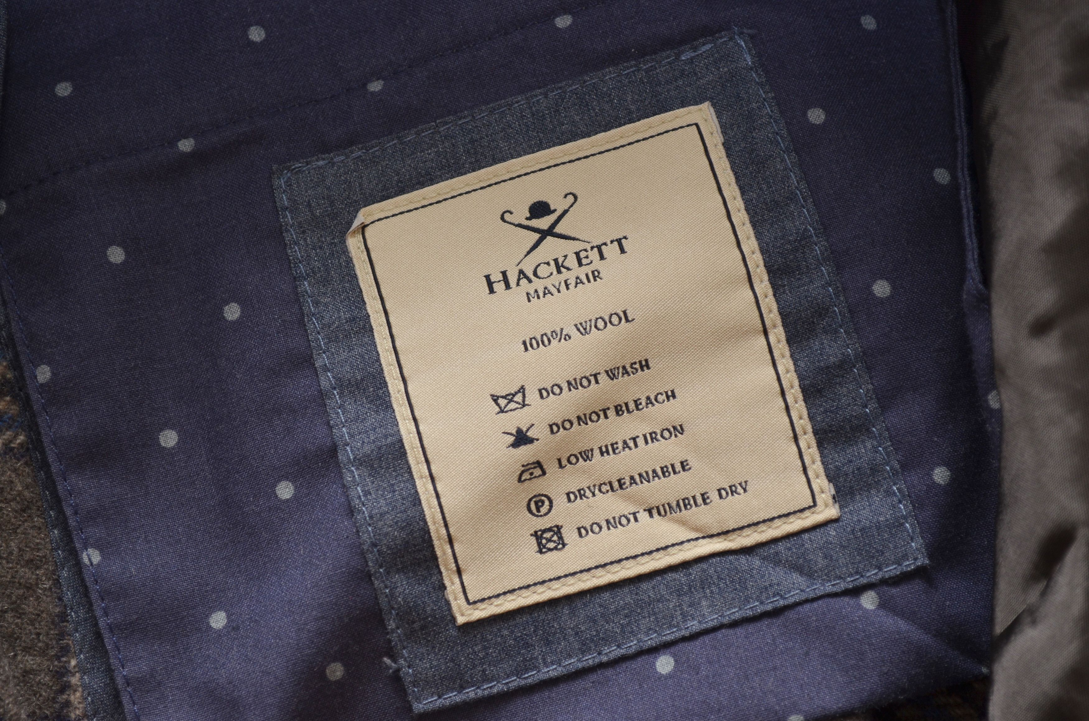 Designer × Hackett HACKETT KENSINGTON Slim Winter Check Trousers Pants Wool Size US 36 / EU 52 - 12 Thumbnail