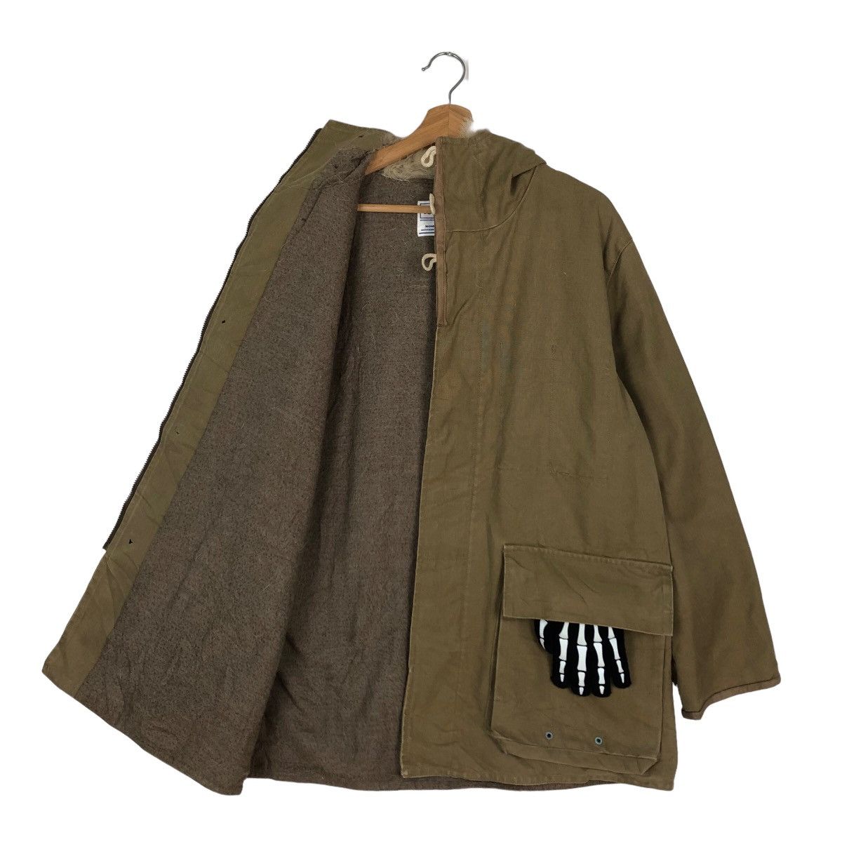Japanese Brand 🔥RARE MOHAIR HOODIE CHORE JACKET EDIFICE VETEMENTS Size US M / EU 48-50 / 2 - 9 Thumbnail