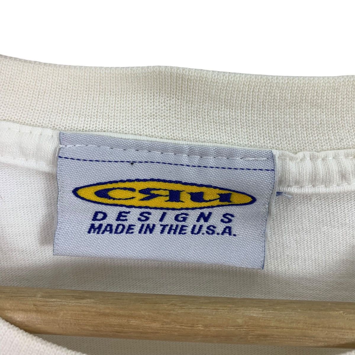 Vintage Vintage CRU spellout surfing tee Size US L / EU 52-54 / 3 - 3 Thumbnail