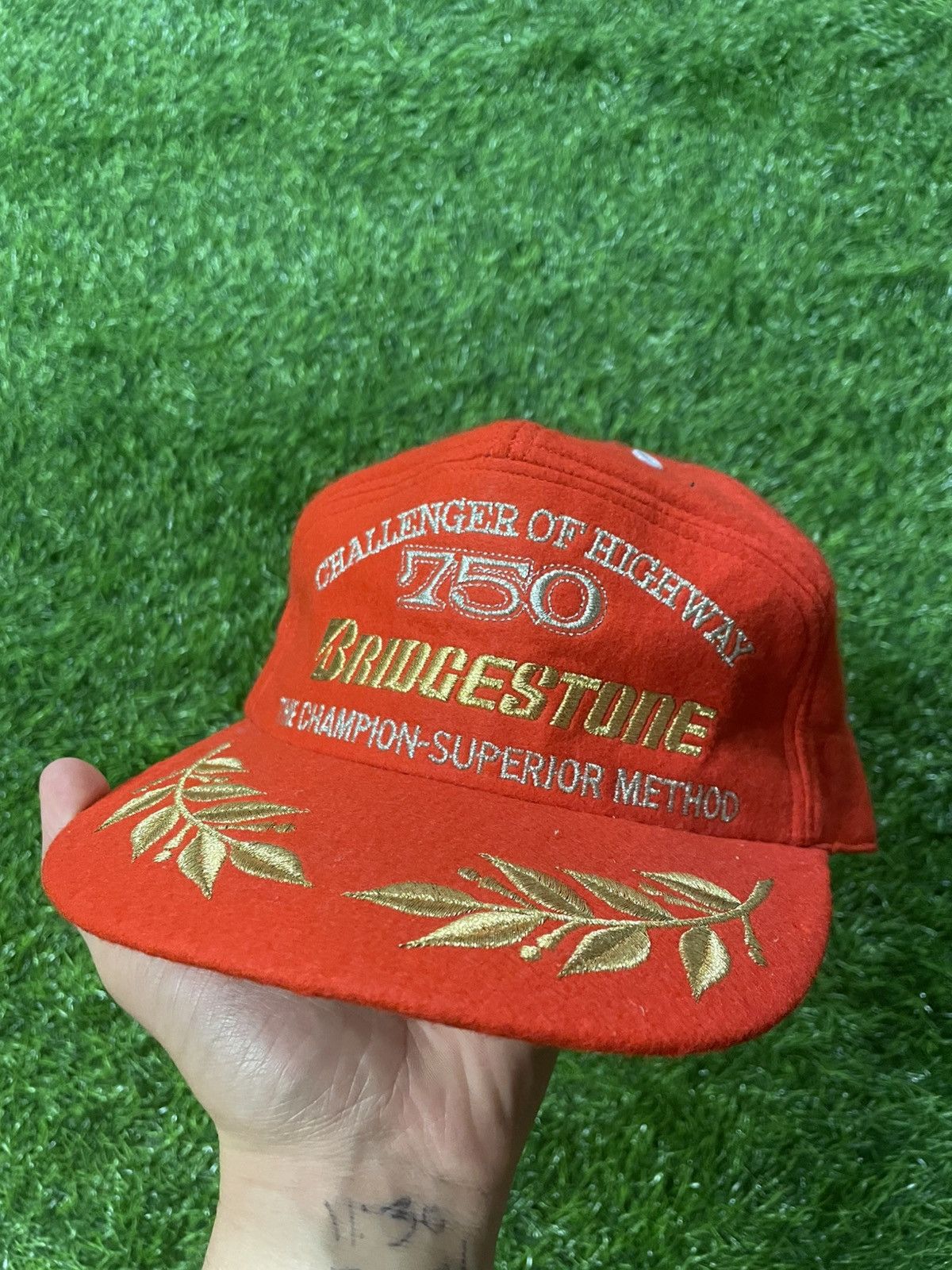 Vintage Vintage Challenger Of Highway 750 Bridgestone Champion Hat Size ONE SIZE - 1 Thumbnail