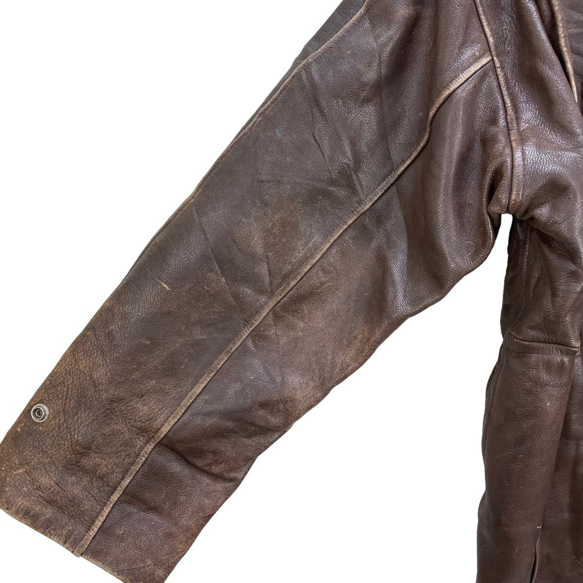 Andrew Marc Vintage 90s Genuine Cow Hide Leather Jacket Size US M / EU 48-50 / 2 - 9 Thumbnail