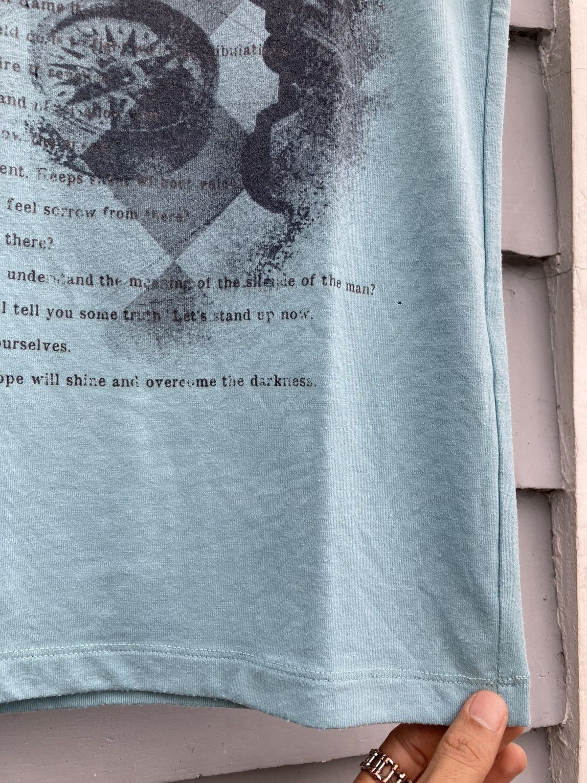 Japanese Brand × Vintage Japanese Brand Classic Poem Tshirt Archival Archive Size US S / EU 44-46 / 1 - 6 Thumbnail