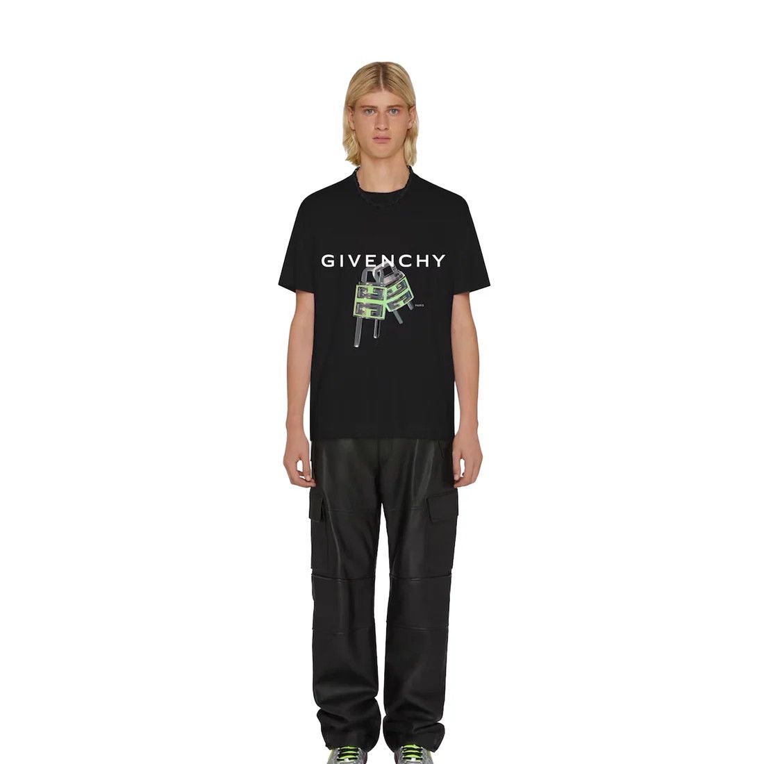 Givenchy o1srvl11e0625 Slim Fit T-Shirt in Black Size US M / EU 48-50 / 2 - 3 Thumbnail