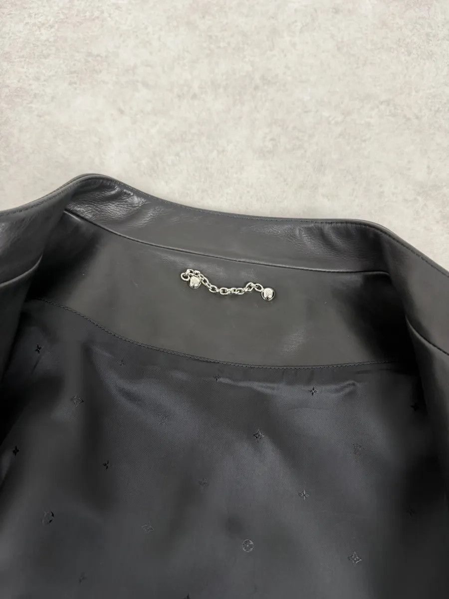 Louis Vuitton Louis Vuitton Black Premium Biker Leather Jacket Size US L / EU 52-54 / 3 - 10 Thumbnail