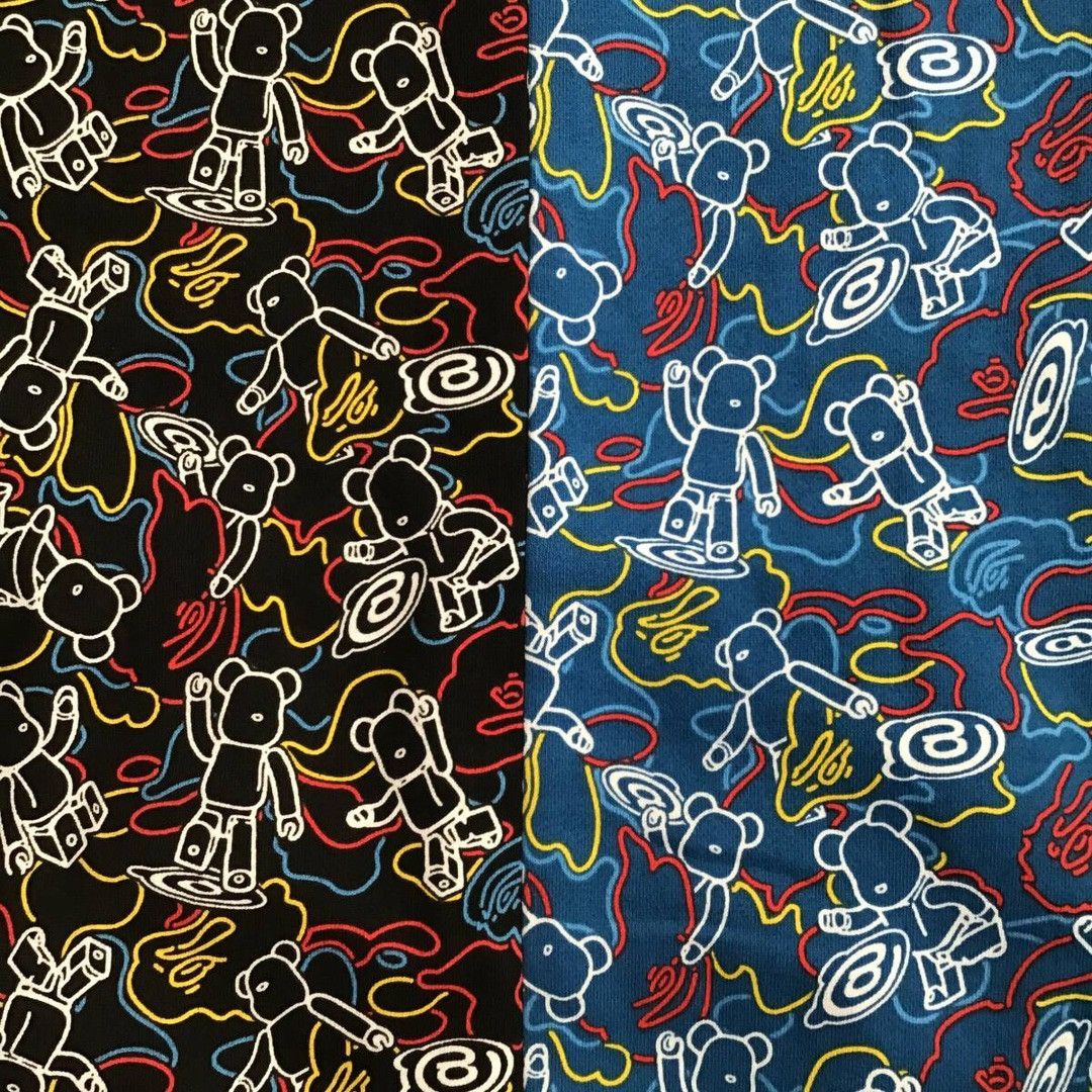 Bape × Medicom Toy BAPE × Medicom Toy BE@R Shark full zip hoodie a bathing ape Size US L / EU 52-54 / 3 - 7 Thumbnail