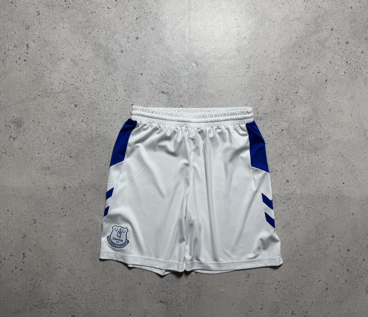 Hummel Hummel FC Everton Football Soccer Shorts White Size US 30 / EU 46 - 1 Thumbnail