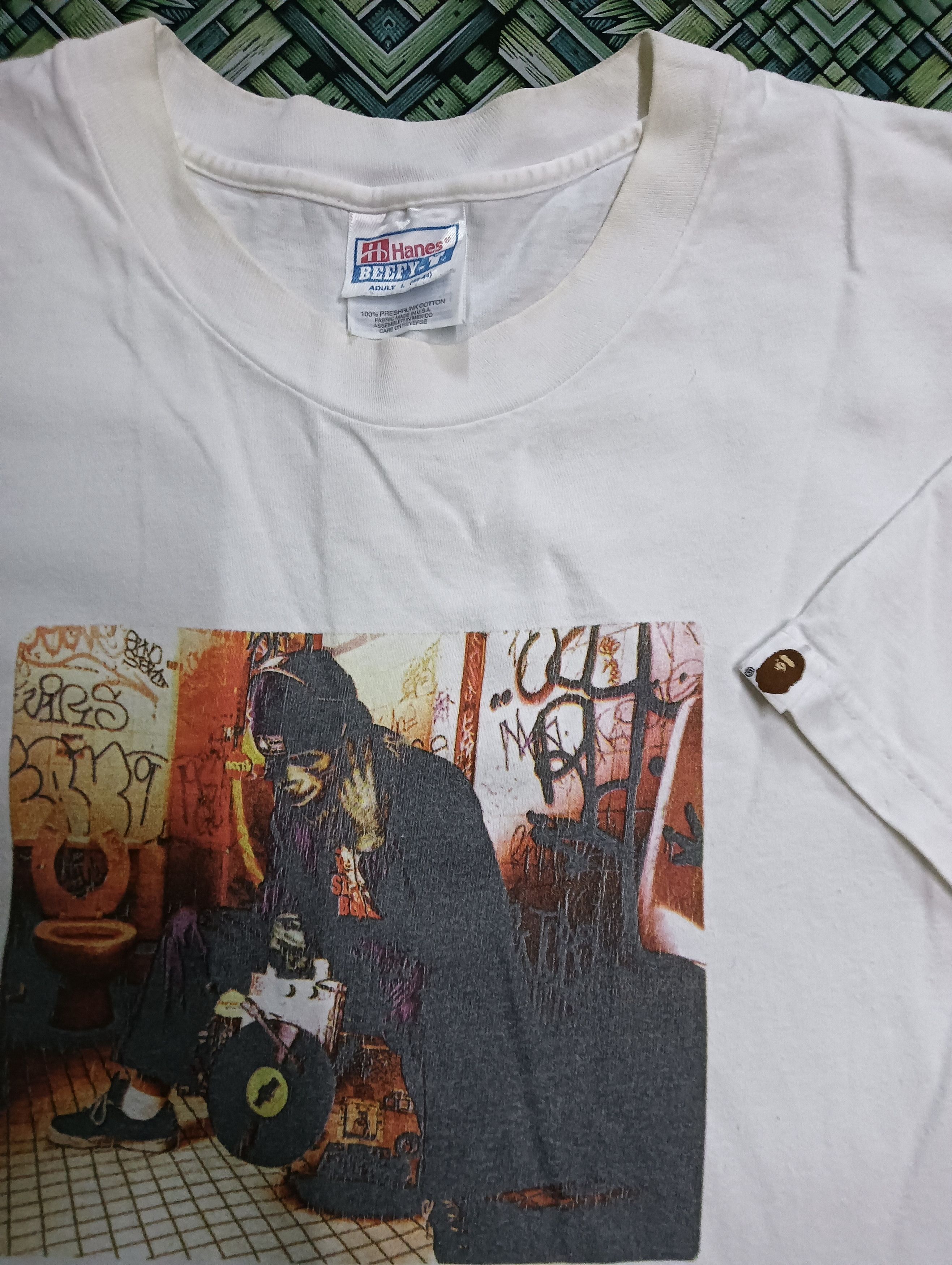 Bape RARE Tshirt Bape: Ape D vintage hanes Size US L / EU 52-54 / 3 - 3 Thumbnail