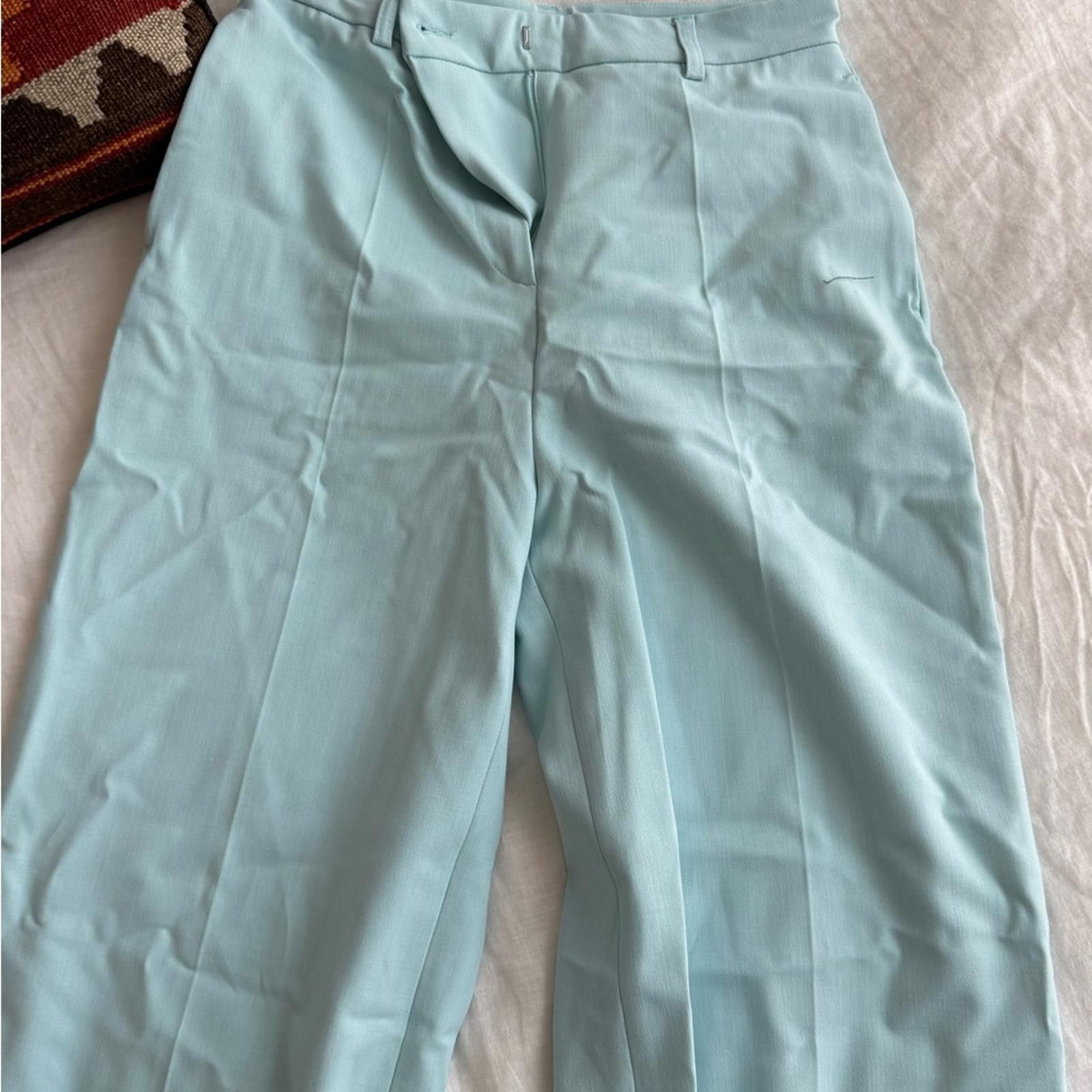 Samsoe Samsoe SAMSOE Blue Wide Leg Pants Size 28" / US 6 / IT 42 - 4 Thumbnail