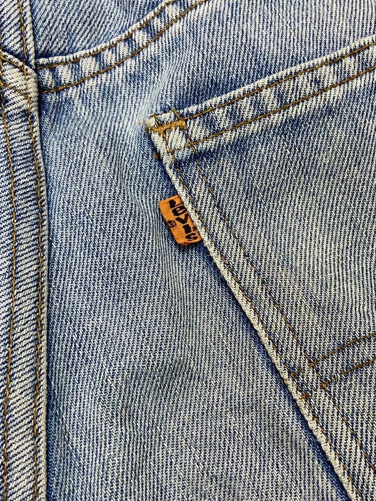 Levi's Vintage Clothing VINTAGE DISTRESSED LEVI'S 505 ORANGE TAB Size US 33 - 7 Thumbnail