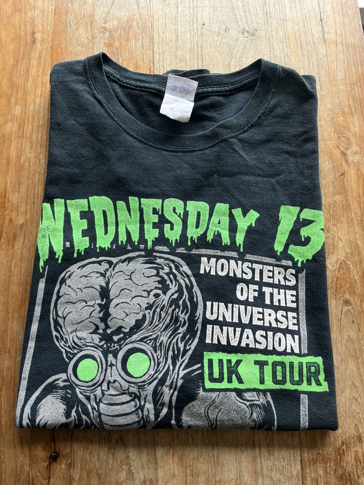 Vintage WEDNESDAY 13 Monsters Of The Universe Invasion UK TOUR Size US XL / EU 56 / 4 - 1 Thumbnail