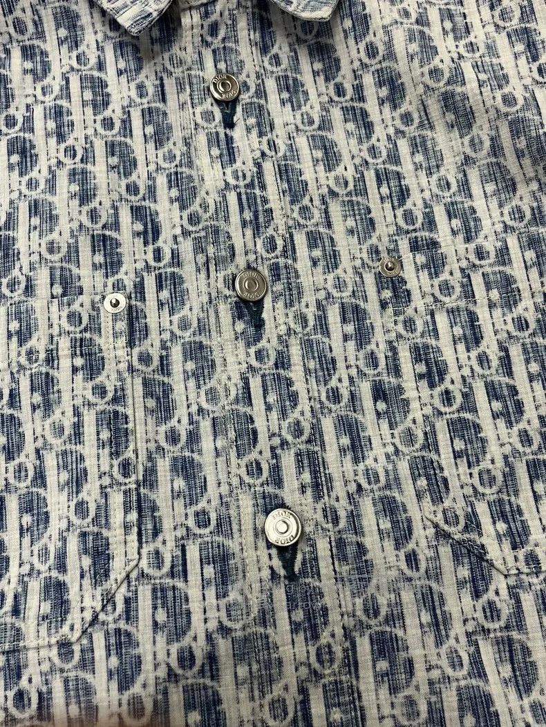 Dior Dior Blue old-fashioned shirt Size US XXS / EU 40 - 2 Thumbnail