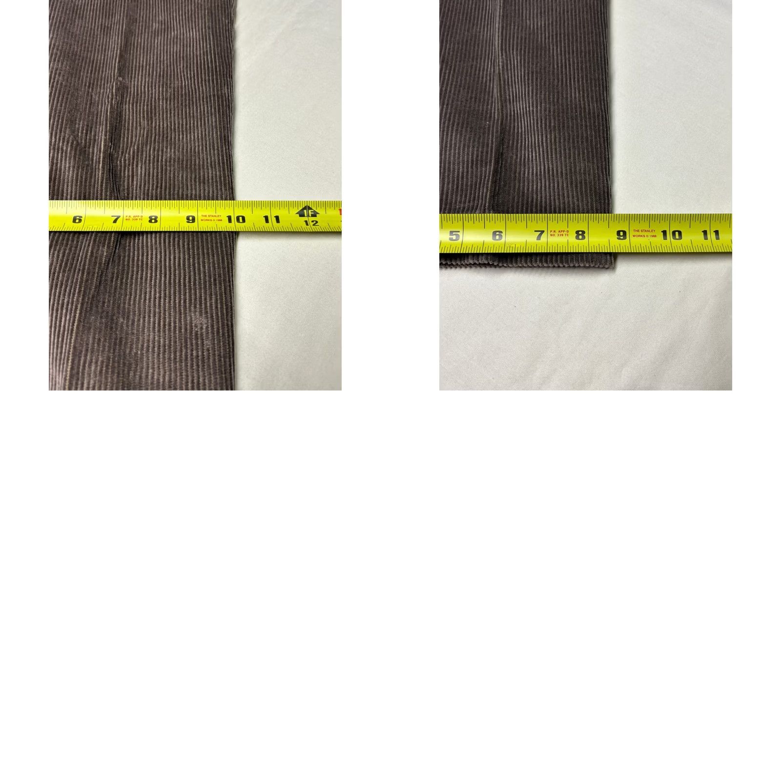 Brooks Brothers VINTAGE Brooks Brothers Hudson Corduroy Pants Mens 35x32 Brown Straight Leg Wide Size US 35 - 8 Thumbnail