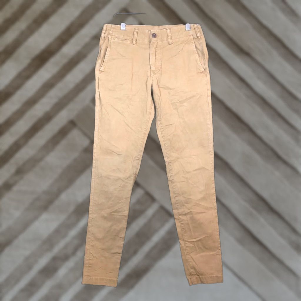 American Eagle Outfitters American Eagle Mens Jeans Brown Authentic Skinny Cotton Blend Stretch 29x32 Slim 5-Pocket Size US 29 - 1 Thumbnail